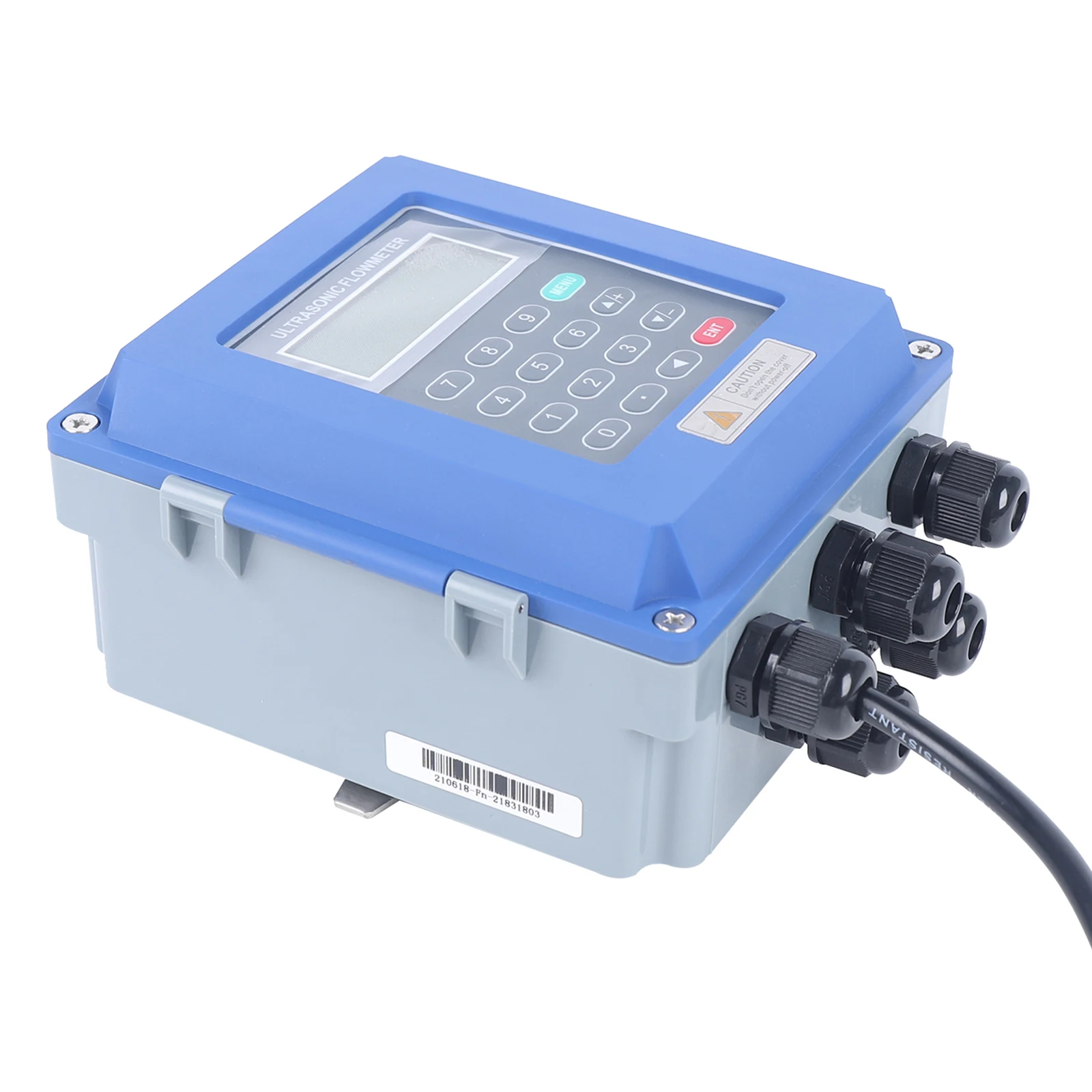 Tuf-2000b Host Ultrasonic Flowmeter Wide Pressure Us Standard Accuracy ±1%, Ts-2 Ultrasonic Transducer, Tm-1 Ultrasonic Transducer, Signal Cable, And 2 Steel Belts Storage Record