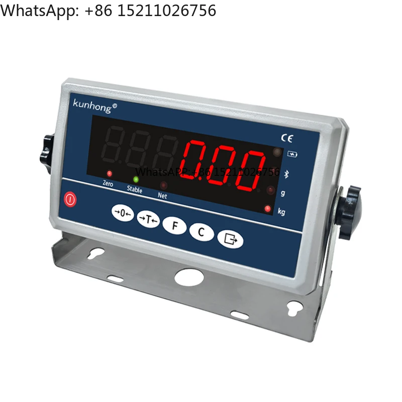 KH-2199-F1 Indicador de pesagem digital de comunicação com display LED de alta precisão para balança de piso