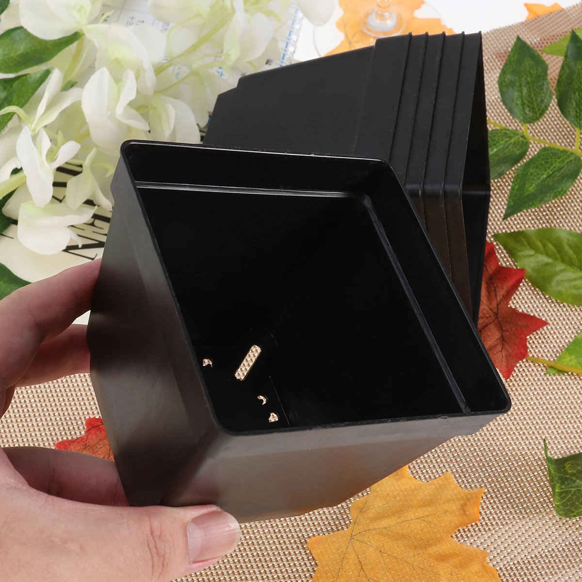 

20 Pcs Succulent Flower Pot Healthy Root Growth Resin Dedicated Drainage Holes Pots