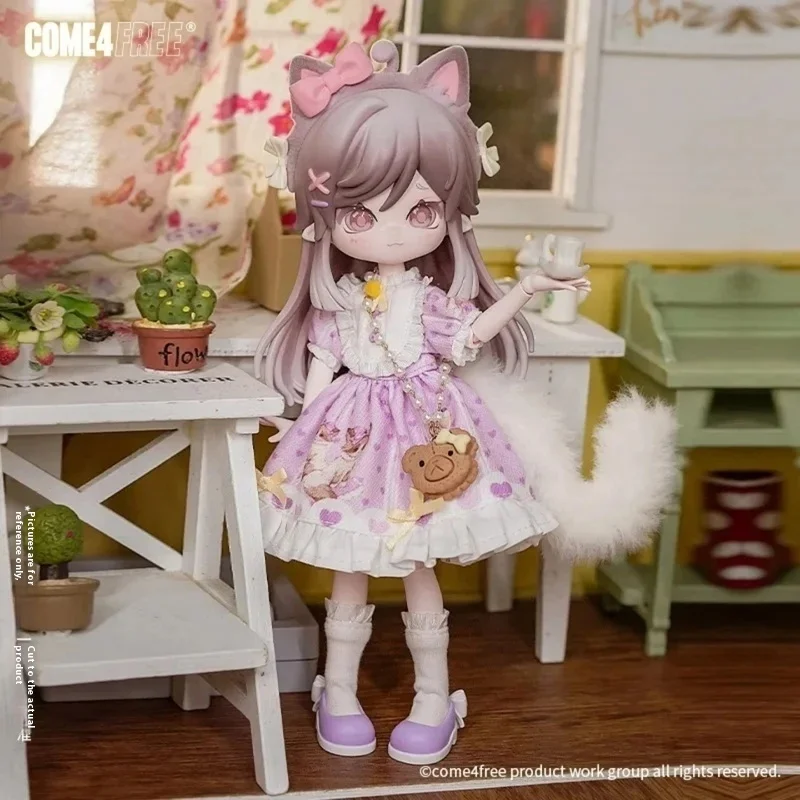 Original come4free minty fantasia floresta misteriosa bjd caixa cega 12poinr estatuetas de ação móveis modelo boneca menina presentes surpresa