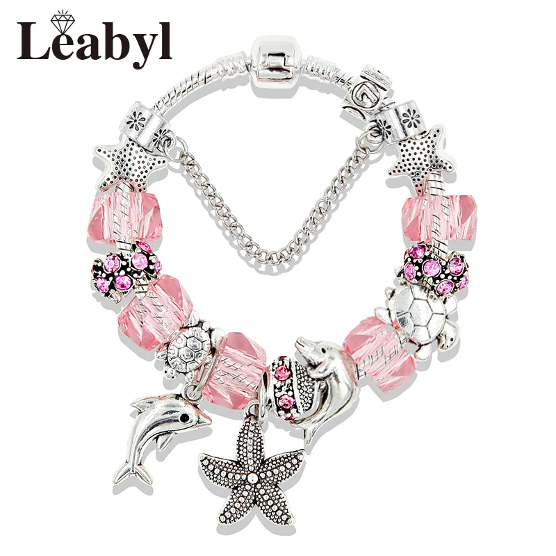 Classic Dolphin Charm Bracelets & Bangles for Women, Gift