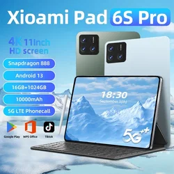 2024 wersja globalna oryginalna Pad 6s ProTablets PC Snapdragon 888 XiaoMouse Pad Android 13 11 Cal 16GB + 1TB 5G HD 4K ekran WIFI