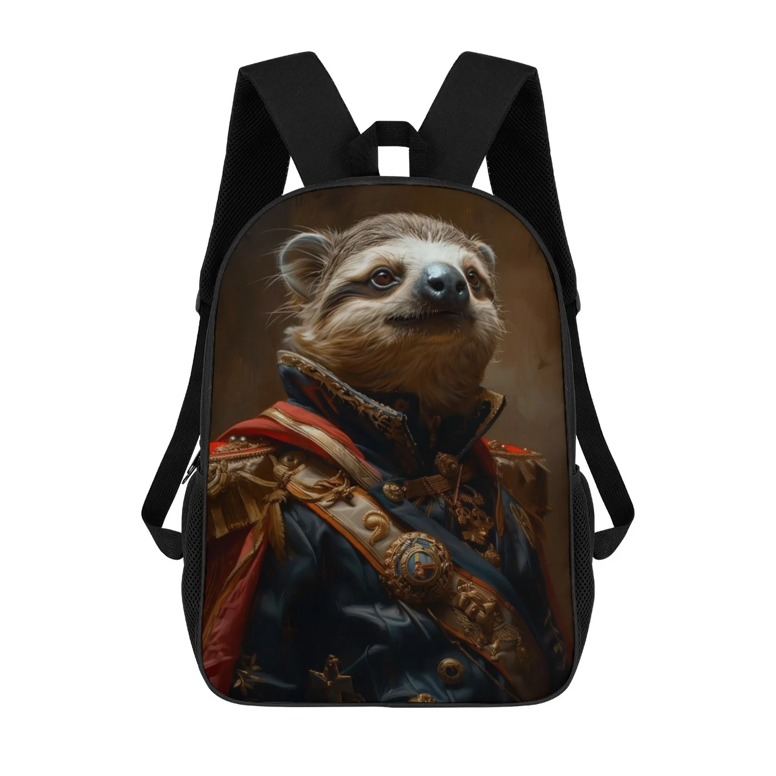

Рюкзак на молнии с принтом The Sloth General Sac A Dos, сумка для книг, сумка высокого качества, 17-дюймовая школьная сумка-рюкзак