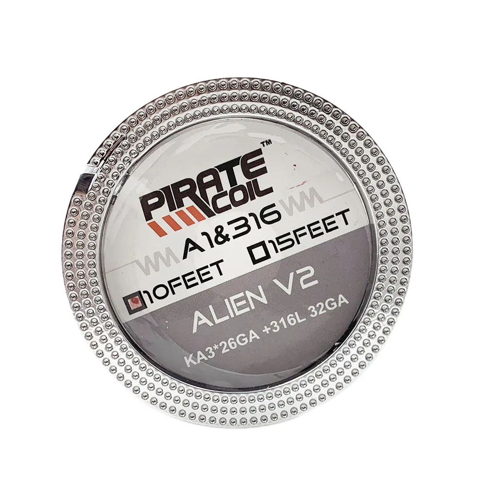 Orijinal Yılan Alien V2 Alien V1 V4 A1 NI80 SS316 10 Feet 26GA 28GA 32GA DIY ZEUS X Bobin Isıtma Tel Aracı