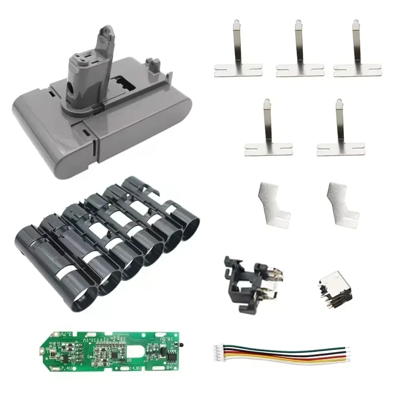 Li-ion Battery Box Housing For Dyson Type B DC31 DC35 DC44 DC45 22.2V Series Cordless Vacuum Cleaner Li-ion Battery Plastic Case