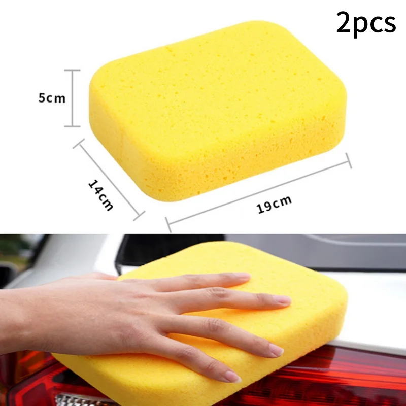 2Pcs Multifunctional Cleaning Sponge Wiper Epoxy Grout Caulk Tool for Floor Marble Mosaic Car Washing