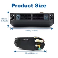 Kit de climatisation A/C automobile universel 404, 12V 24V, pour caravanes, voitures, camions, fourgonnettes, assemblages de climatiseur 4
