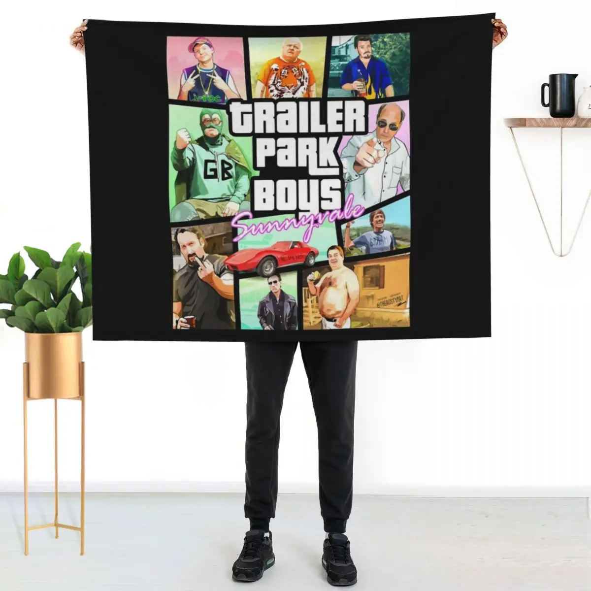 Comedy Tv Series Movie Canadian Canadado Mockumentary Ricky Game Art Poster Custom Design Gifts Throw Blanket