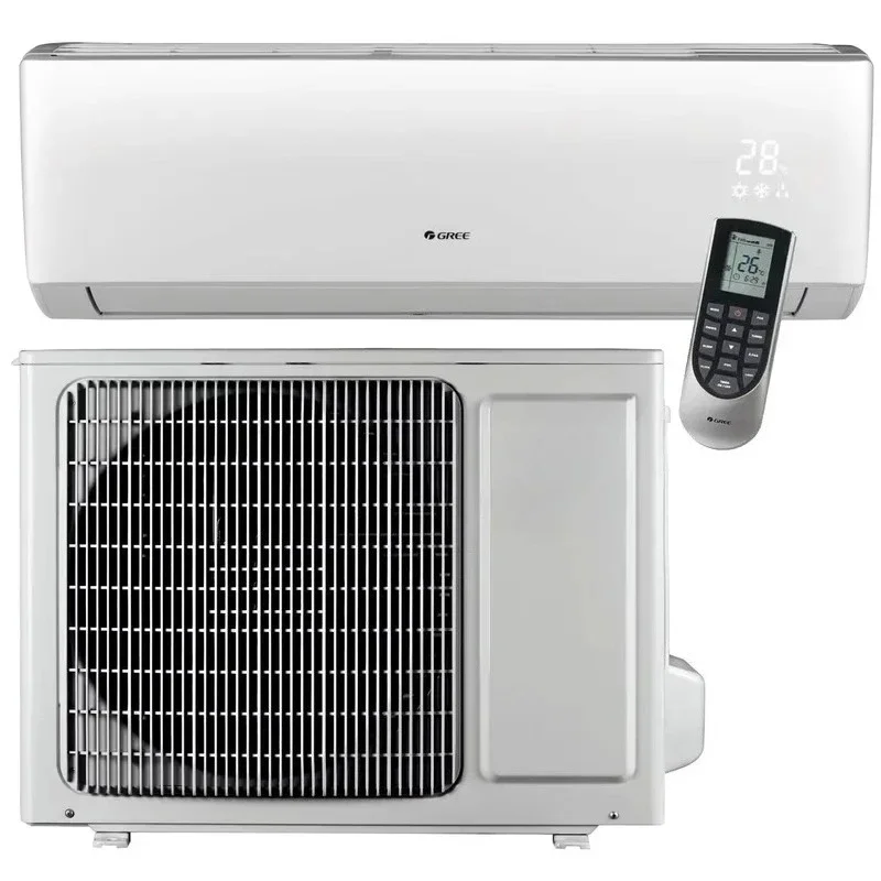 2026 Gree Split Air Conditioner Wall Mounted AC Indoor Outdoor Unit with Remote Control for Home Office Packaging Equipment