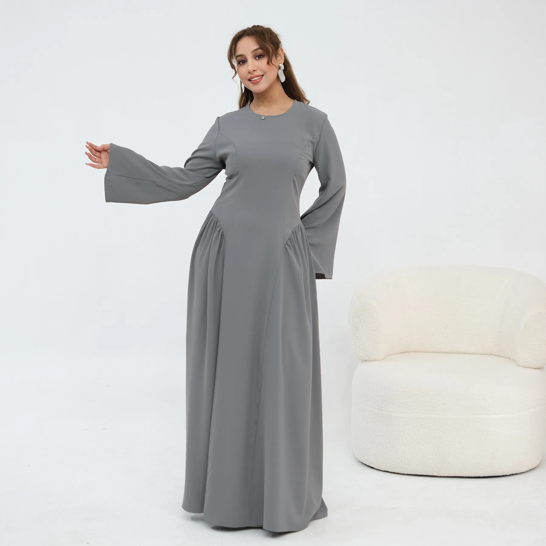 

Eid Djellaba Abaya Ramadan Muslim Dress Women Dubai Abayas Turkey Kaftan Islam Jalabiya Caftan Marocain Femme Musulmane Vestidos