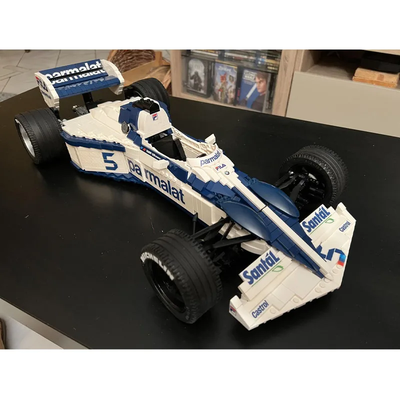 

MOC-0838Iconic F1BT52 Спортивный автомобиль Строительный блок Модель1638Детали MOC Креативные подарки для мальчиков Детские игрушки из строительных блоков на день рождения