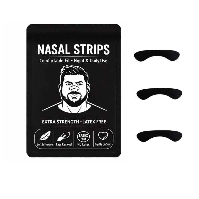 30pcs Nasal Strips, Super-Effective Nasal Strips, Improve Breathing, Non-Invasive, Help You Breathe More Easily