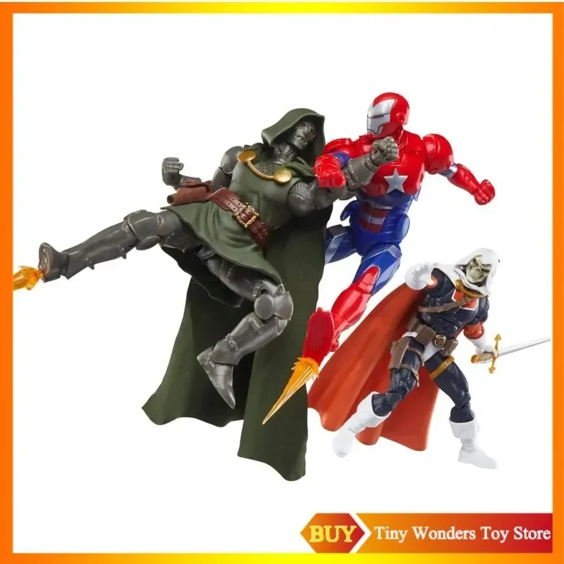 Marvel Legends 85th Anniversary Doctor Doom Iron Patriot Taskmaster Action Figure Anime Peripheral Model Garage Kit Toy Gift