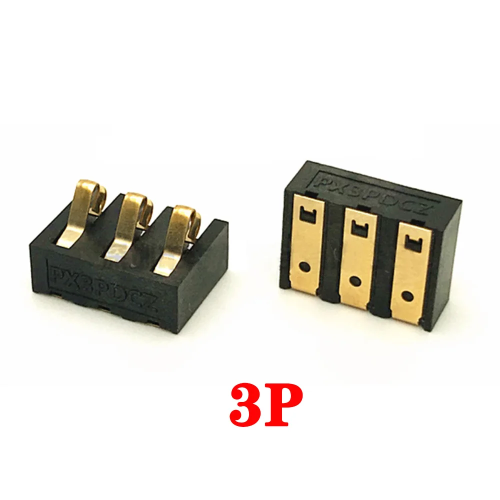 5pcs Gold-plated Shrapnel Battery Connector BC-42 2P 3P 4P 5P 6P Charging Seat 4.2mm Pitch Conductive Seat Power Connector