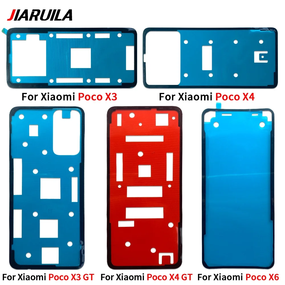 NEW Waterproof Adhesive Glue Battery Back Cover Sticker Rear Door Housing Tape For Xiaomi Poco X3 Pro X4 GT X5 X6 Pro 5G image 3