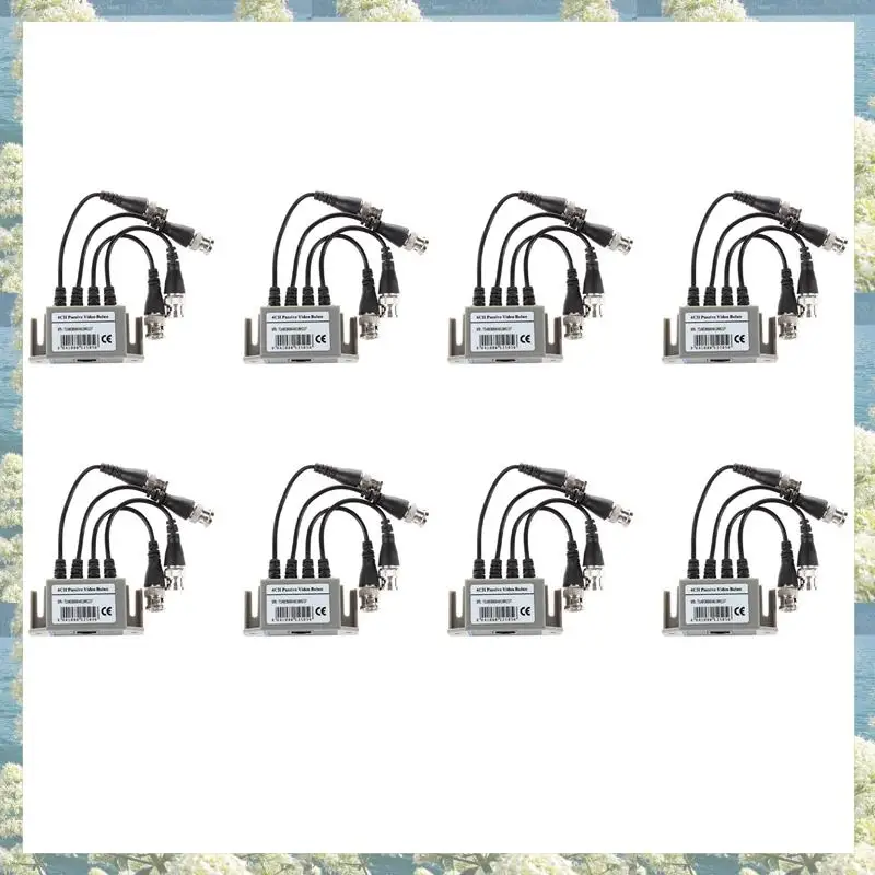 New-8X 4-канальный видеобалун BNC UTP CAT5 передатчик для камеры видеонаблюдения/наблюдения Trend