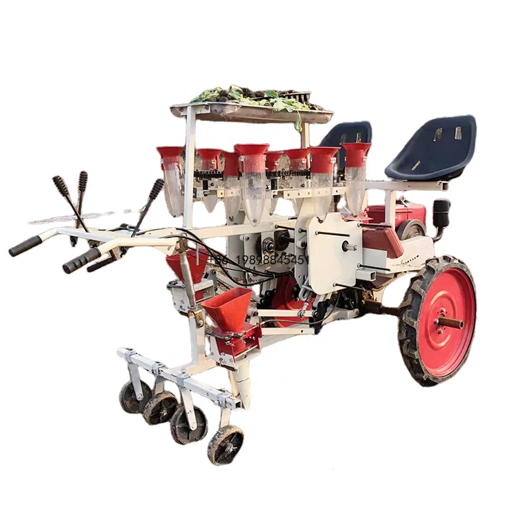 Selling Cheap Automatic Onion Cabbage Self-propelled Two Rows Vegetable Seedling Transplanter