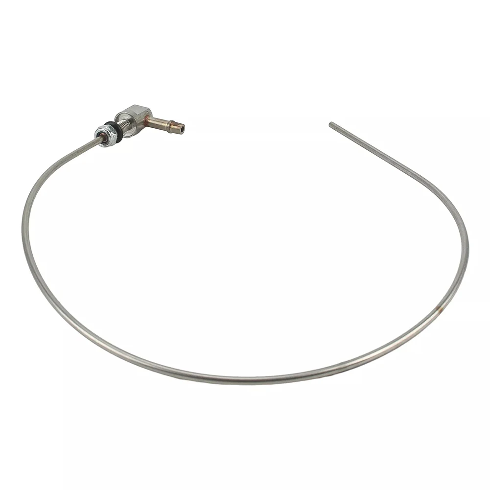 Silver Fuel Tank Standpipe 4M Fuel Pipe Tube High Universality Fitment Rust Prevention Stainless For Vehicle Installation