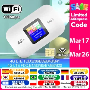 Router 4G Lte Modem Portabel Wifi Nirkabel Saku Hotspot Luar Ruangan Mini Pengulang Slot Kartu Sim 150mbps 3000mah 12 penjualan terbaik buka kunci perangkat zong 4g - №
