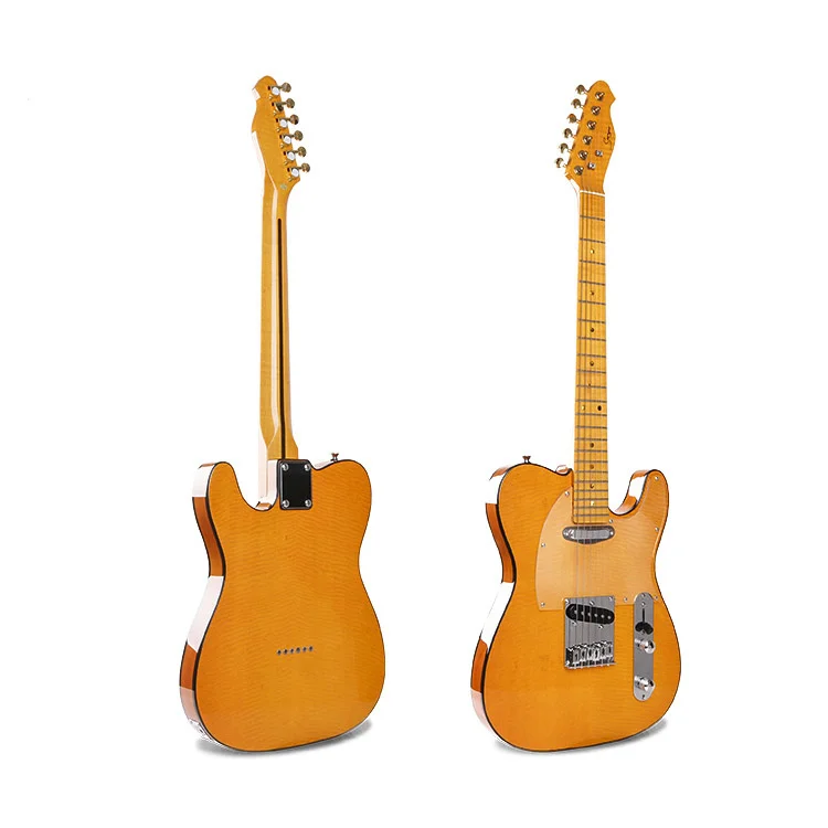 Hot style factory outlet Tiger maple body Bright rock electric guitar