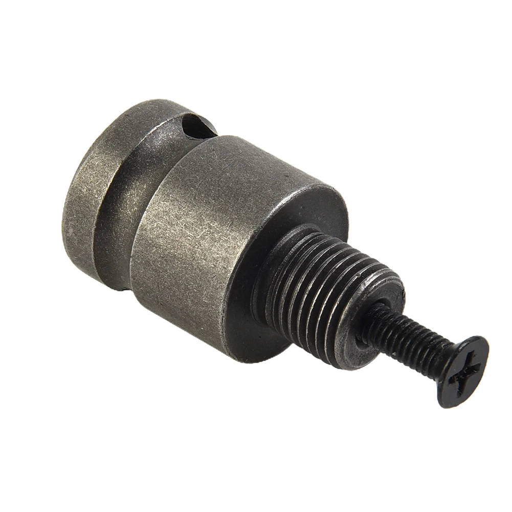 Adaptador de portabrocas con tornillo 1/2-20UNF 3/8-24UNF para conversión de llave de impacto, adaptador de taladro eléctrico, convertidor de herramienta de broca