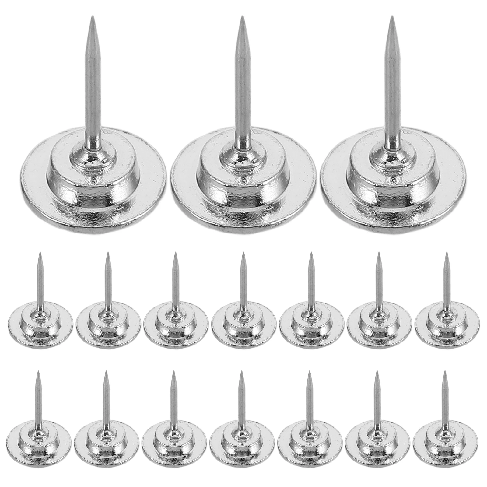 

Thumb Nail Map Tacks Board Push Display Pins Flat Head Heavy Duty Decorative Craft Home