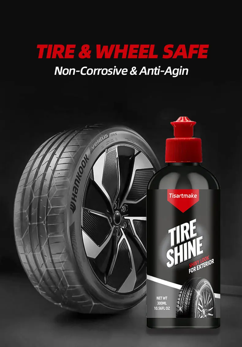 Reifenpflegegel und -conditioner für Autos, verbessert die Farbe und den Glanz der Reifen, verlängert die Lebensdauer der Reifen und schützt vor Rissen und Alterung. – Detail 8