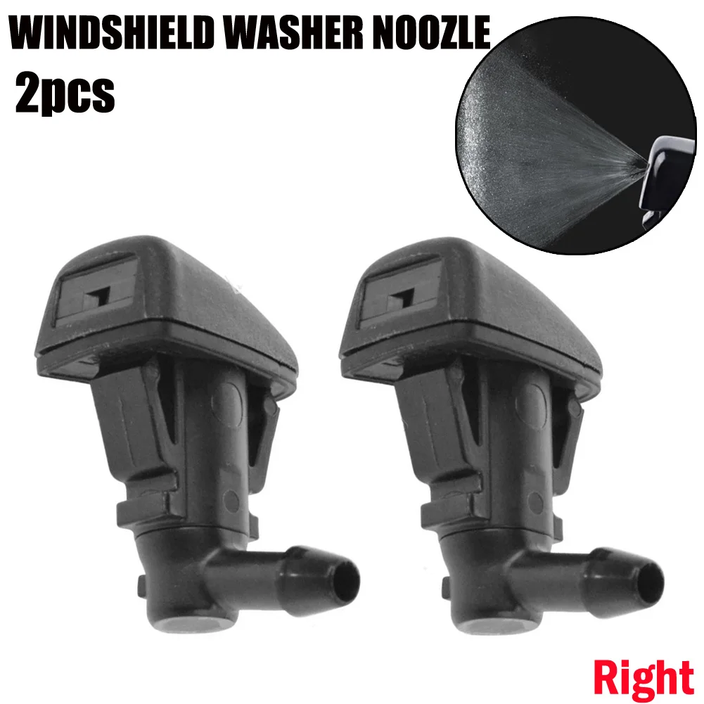 

Brand New Car Washer Nozzle Water Jet Nozzle Replacement Tool Accessories Windshield 2pcs ABS Plastic Jet Nozzle