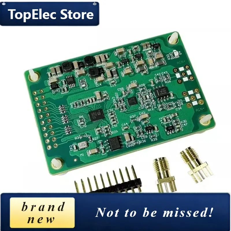 TopElec AD7768-1 High-Performance Low-Power ADC Module, 24-Bit/512Ksps, 16-Bit/1Msps Sampling Rate