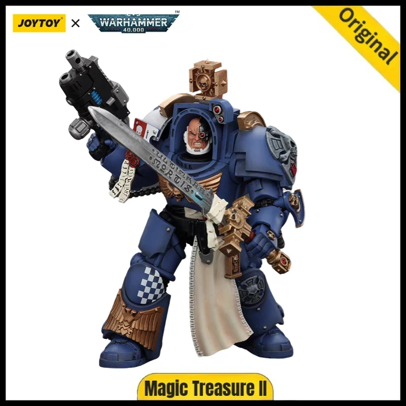 

【JOYTOY】Warhammer 40K 1/18 Anime Figure Ultramarines Captain in Terminator Armour H143mm