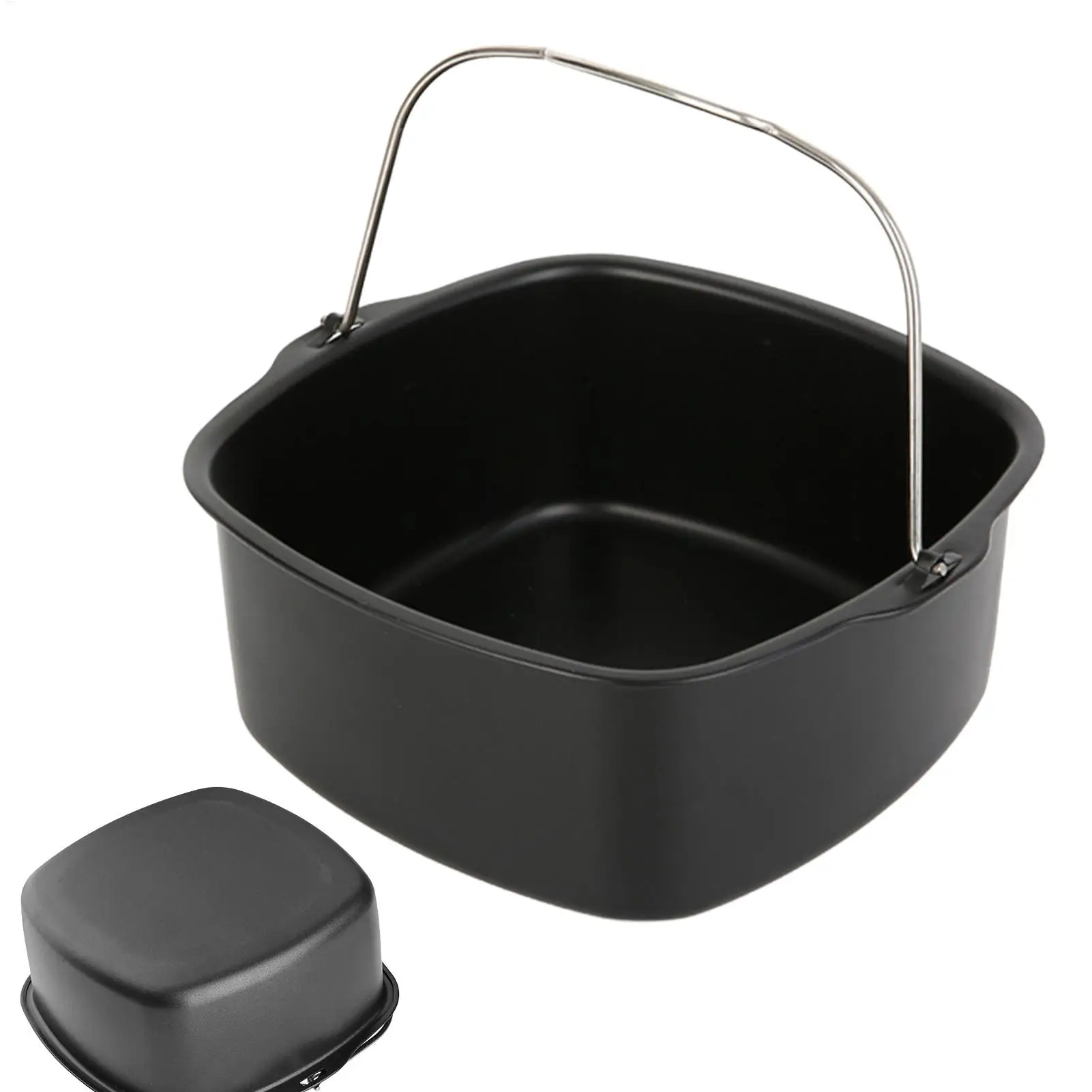 Air Fryer Kuchen Pfannen 7/8 zoll Nicht-stick Backblech Korb Kuchen Formen Hitzebeständige Küche Kochen Werkzeug airfryer Zubehör