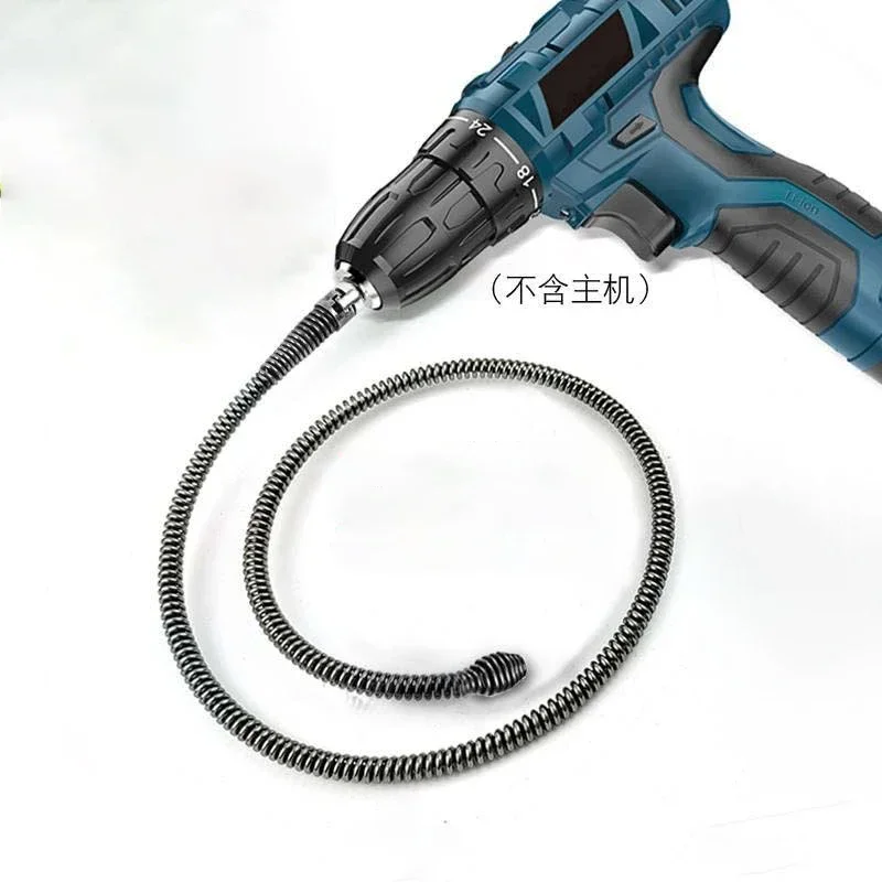 

1-5 Meter Electric Drill Drain Dredging Spring Sink Cleaner Sewer Dredging Tool Kitchen Bathroom Sewer Cleaning Tool