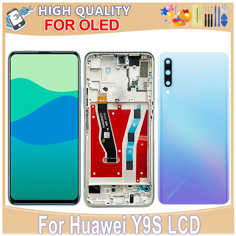 

6.59''For Huawei Y9S LCD Display Touch Screen Digitizer Assembly For Huawei Y9S STK-L21 STK-LX3 STK-L22 LCD Screen Display