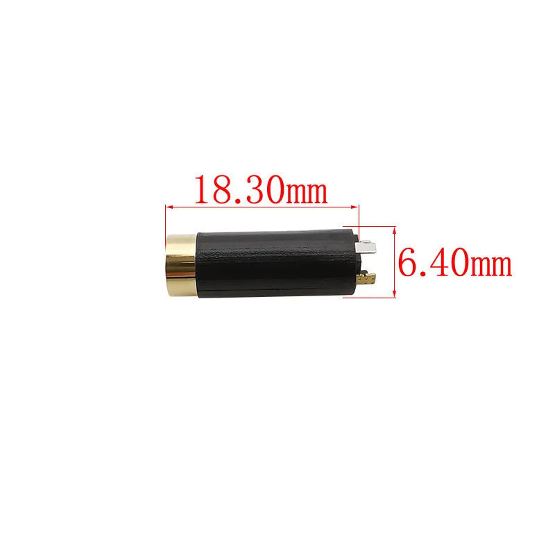 5Pcs/lot 3.5mm 4 Pin Female Jack Stereo Audio Headphone Soldering Connector 3.5mm 4 Pole Socket Plug Earphone DIY Connectors