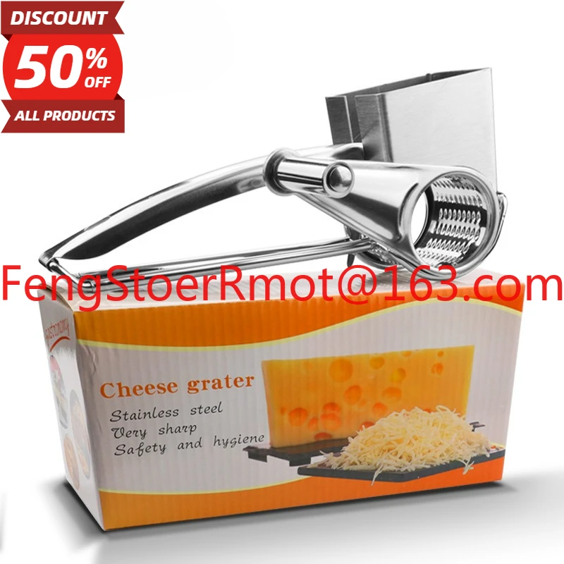 

304 stainless steel multi-functional household kitchen cheese grater hand rotation creativity