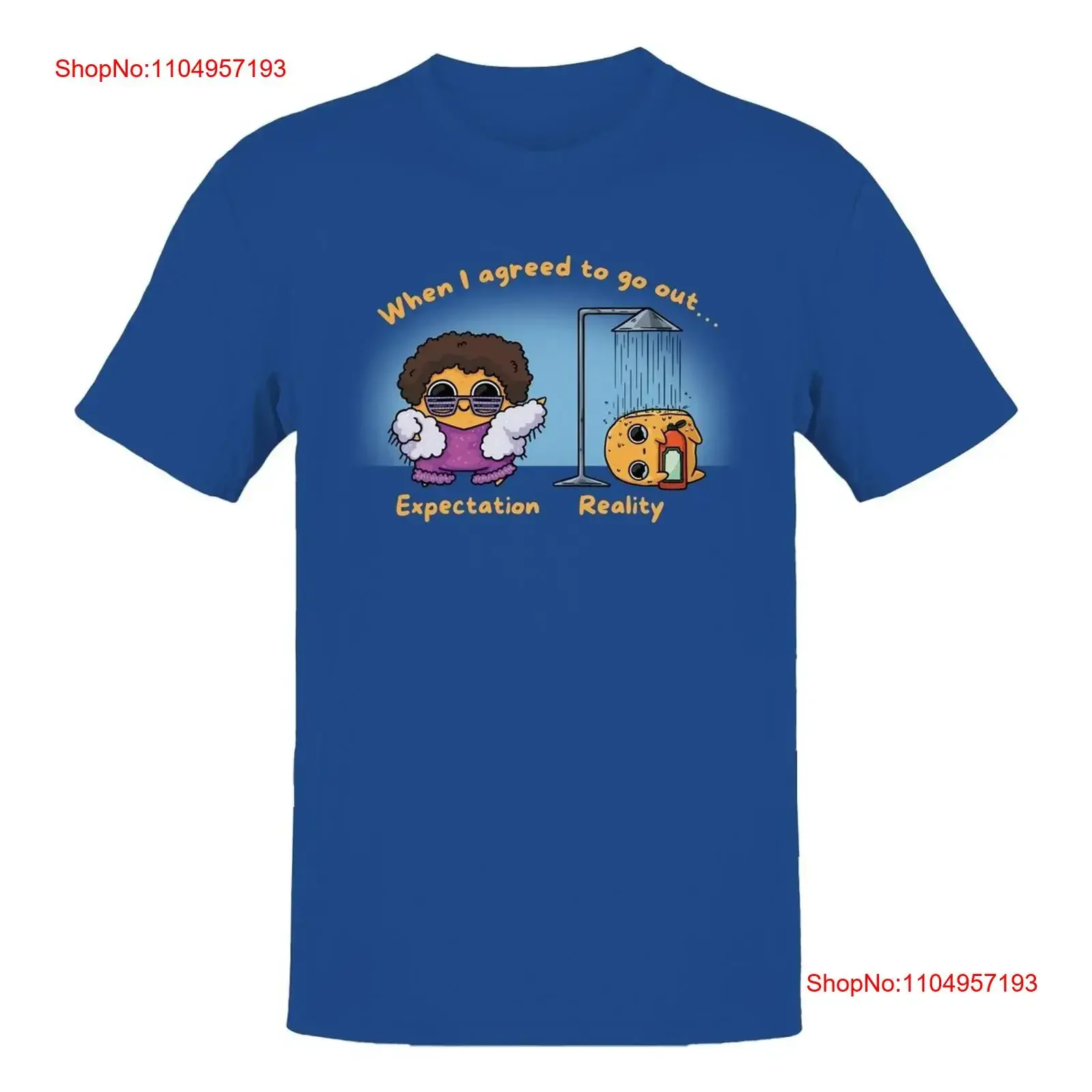 

Officially Licensed Sad Nuggie Expectation vs Reality Men's T shirt vintage Washed Unisex Casual Breathable Stretched