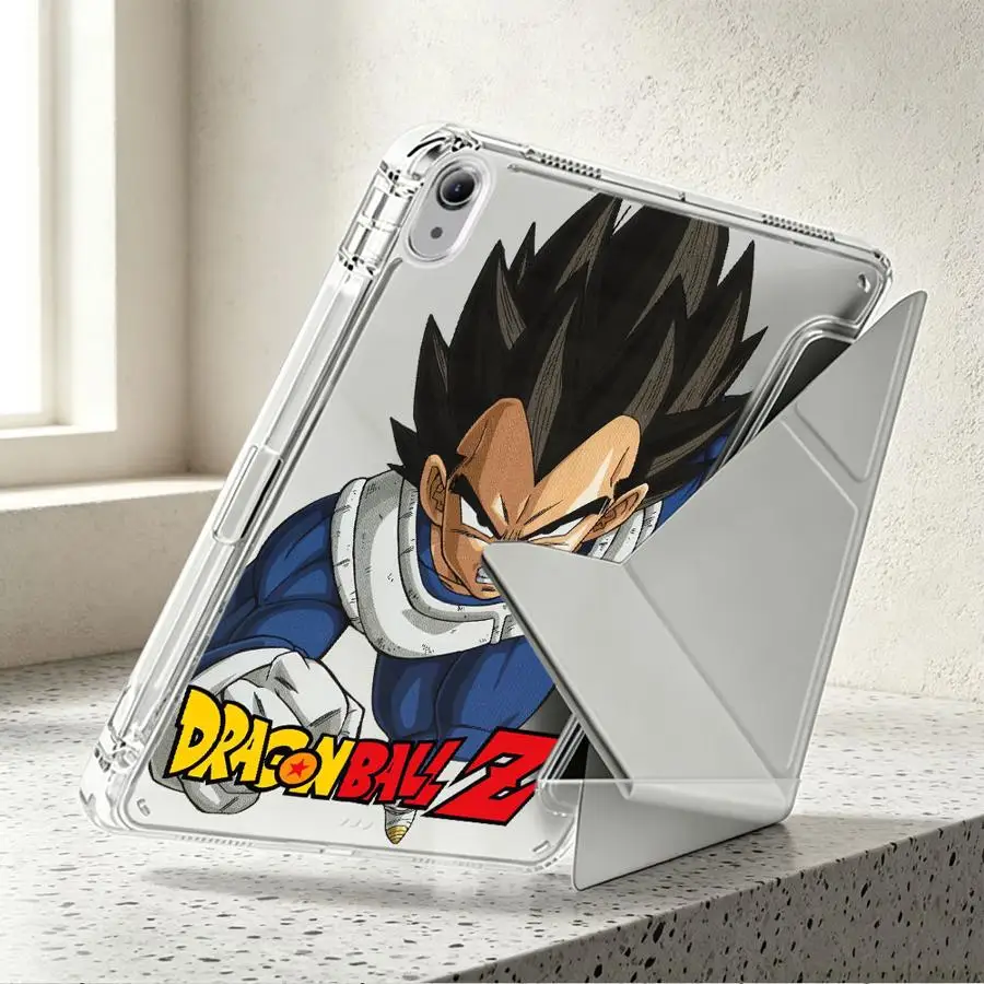 GOKU Vegeta Art With Pen Slot Cover Tablet Case For Samsung Galaxy Tab A9 Plus A8 A11 S8 S10 Lite S7 FE S9 Plus