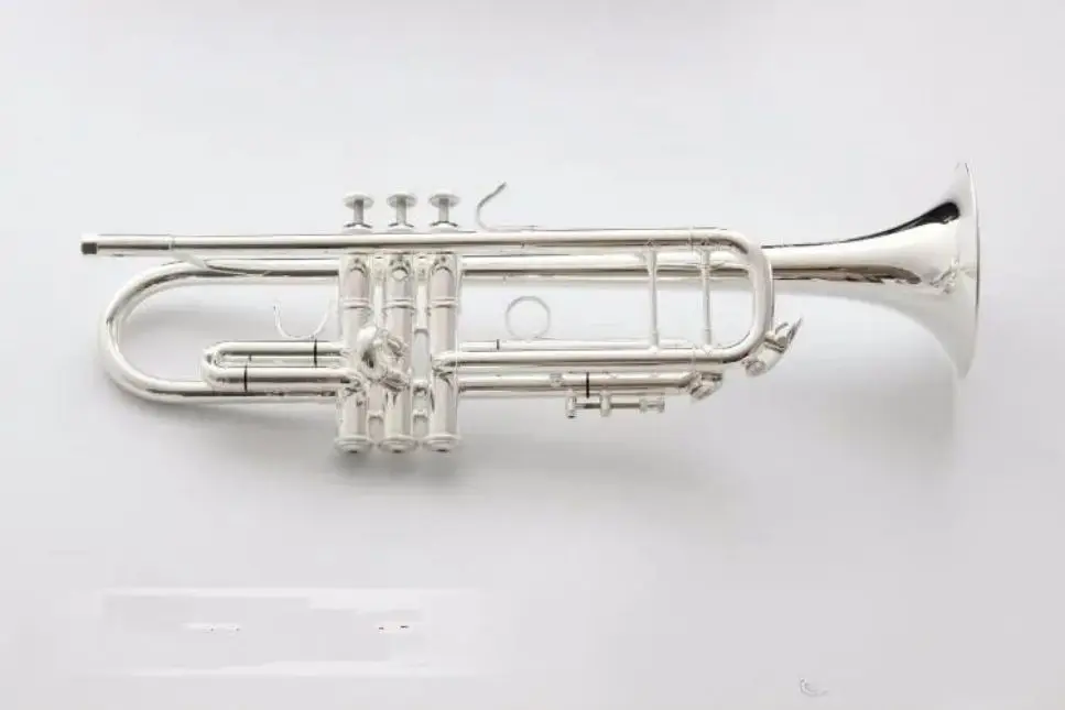 

StradivariuTrumpet LT197S 99 Authentic Double Silver plating B Flat Professional Trumpet Top Musical Instruments Brass