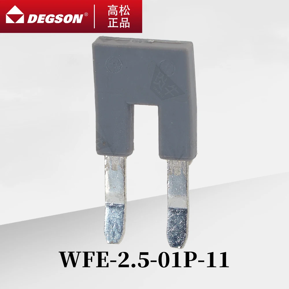 10Pcs DEGSON WFE-2.5-01P-11-00ZH Sensor DIN RAIL TERMINAL BLOCKS PHOENIX CONNECTOR Lead 7439-92-1 RoHS grey 5.95mm