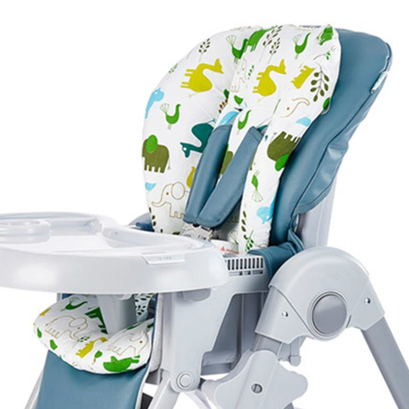 Baby Kids Highchair Almofada Pad Mat Booster Assentos Almofada Pad Mat Cadeira Alimentação Cushi on Pad Stroller Almofada Mat Tecido de algodão