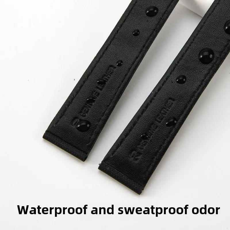 For Cartier Black Bay Tank 18 20mm Waterproof Canvas Watch Strap Corrosion-Resistant Buckle Ergonomic Design Bands for Sports