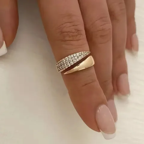 Gold Plated Sun Natural Stone Ring