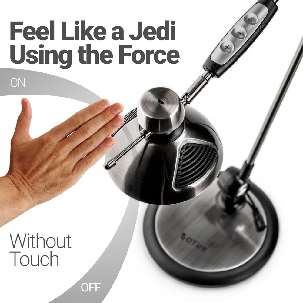 

НОВИНКА - светодиодная настольная лампа с контролем жестов | Настольные лампы для домашнего офиса, 3 цветовых режима, 12 уровней яркости, память |