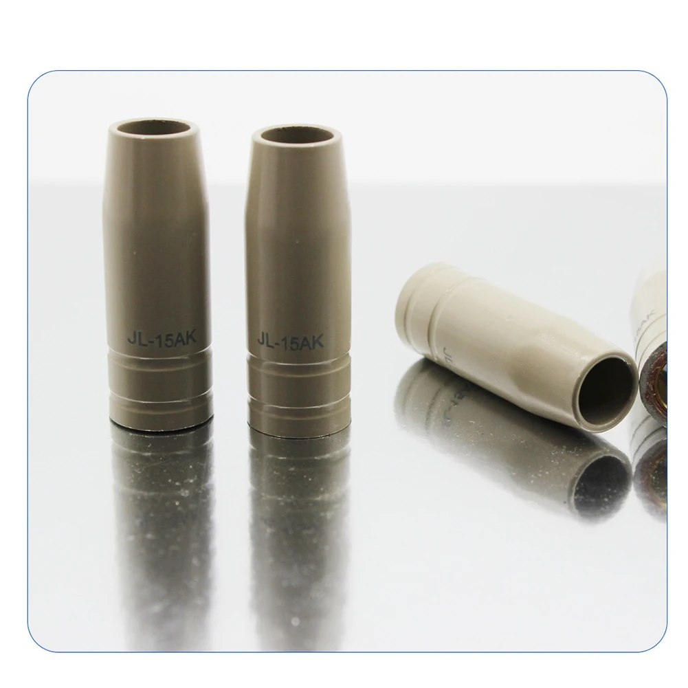 ABRW-15AK Coating Protection Nozzle Non-Stick Welding Slag European Airless Gas Protection Machine Protective Sleeve 5Pcs