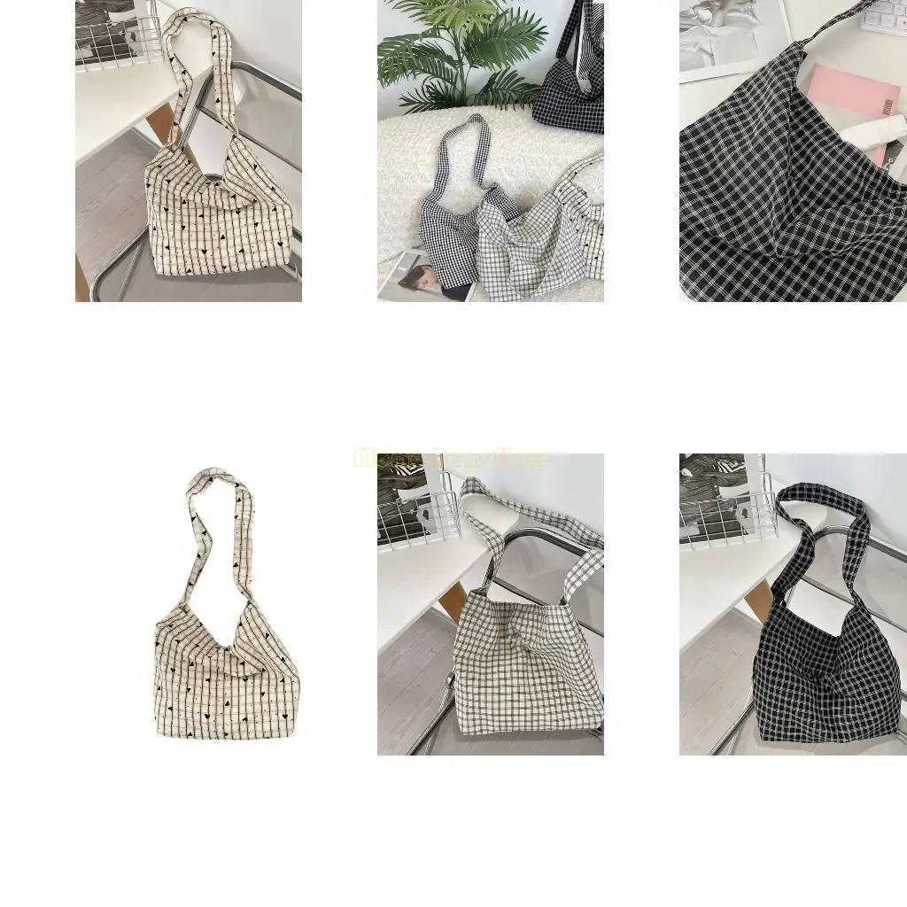 

X90D Practical Polyester Crossbody Bag Comfortable Strap Shoulder Bags Satchel Fabric Compact Storage Daily Essential