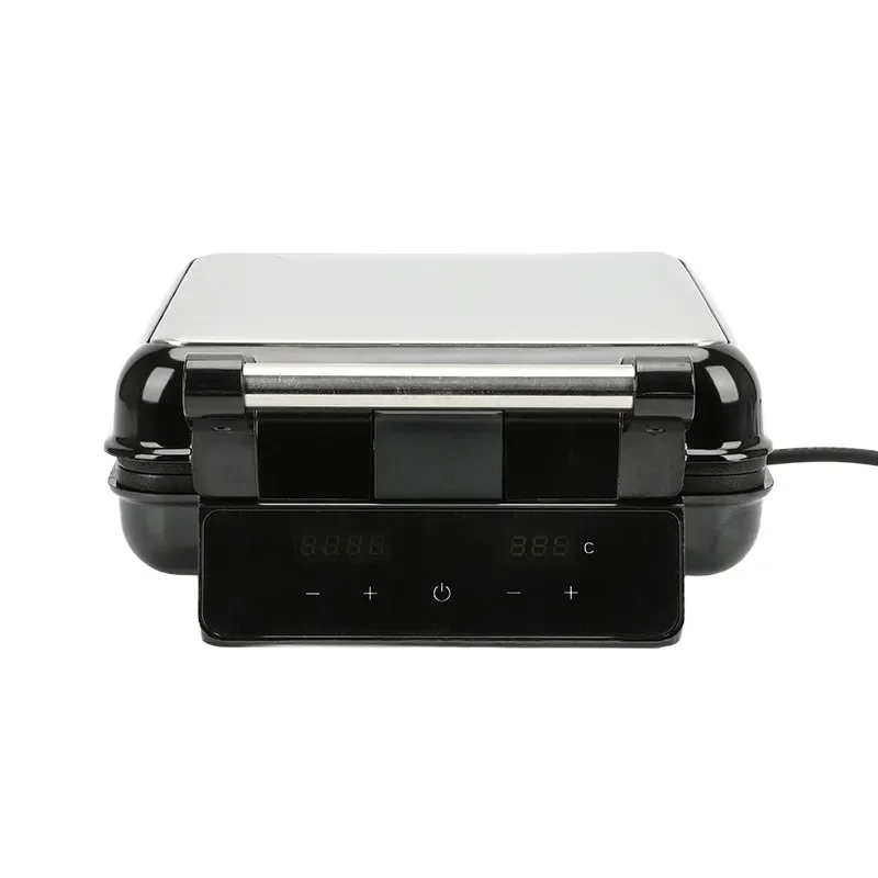 Electric Waffle Maker Household Breakfast Sandwich Bread Machine Adjustable Temperature Control Non Stick Cooking Appliance