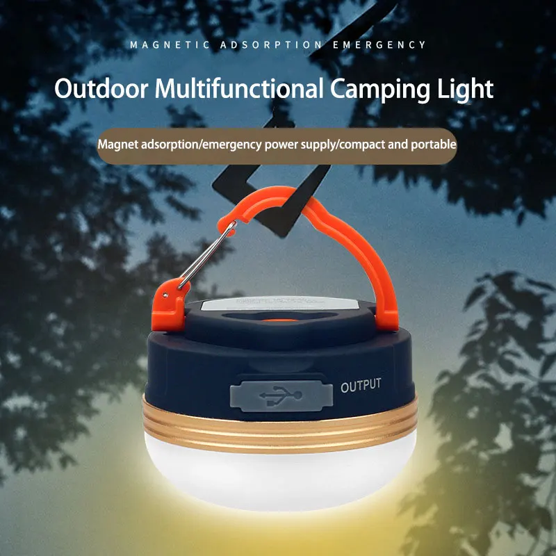 3 Lighting Modes Camplights LED Lantern Portable Camping Light Hanging Outdoor Tent Home Emergency Lamp with Magnet