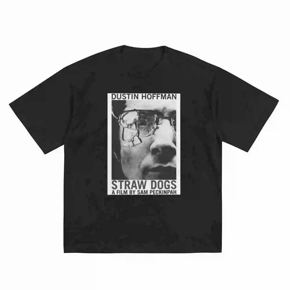 Dustin Hoffman Straw Dogs Sam Peckinpah 1971 The Wild Bunch Short Sleeve Tee 100% Cotton T-Shirt