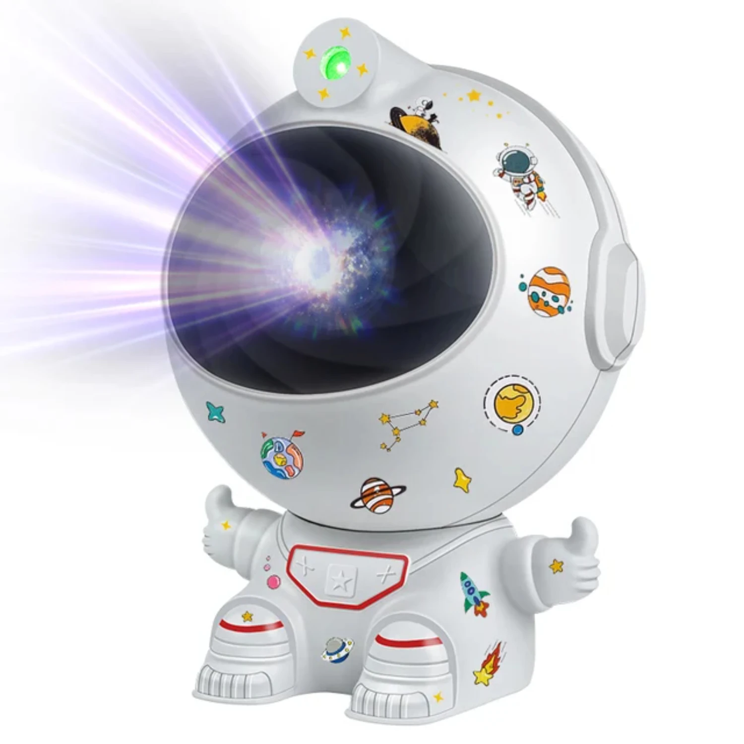 Mini proyector de astronauta de estrella, luz nocturna de ambiente Aurora, decoración de dormitorio, habitación decorativa, regalos para niños, nuevo