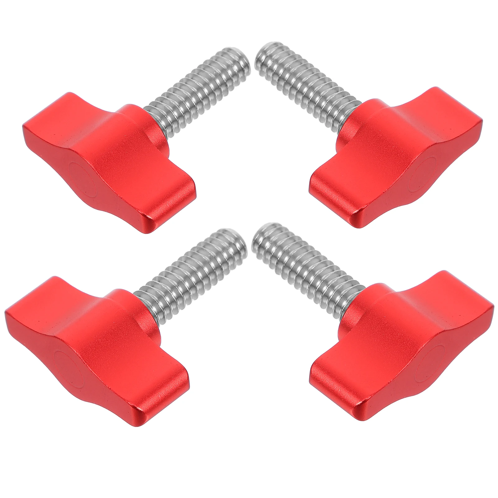 

4pcs Aluminum Thumb Screws Big Knob Tightening Thread Ergonomic Adjustment Knob For Camera Woodworking Equipment 1/4X20.4